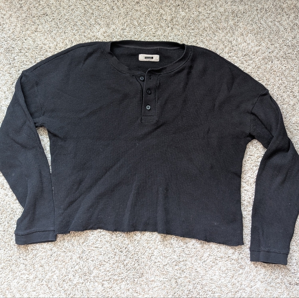 Cropped Henley Top Everlane